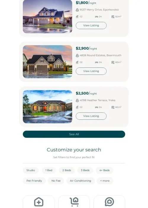 promo email template “new listing” for real estate industry