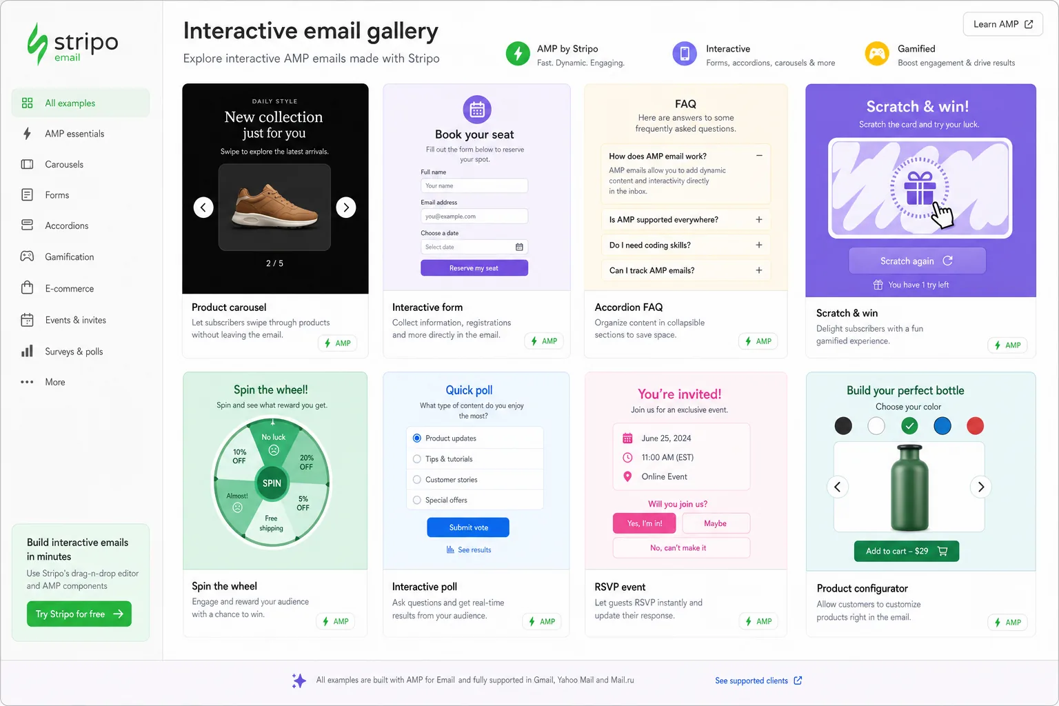 Illustration for Interactive Email Inspiration Platforms: Where to Find AMP, Gamification, and Advanced Design Patterns
